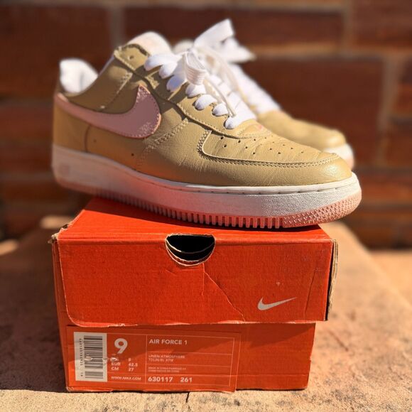 2001 Nike Air Force 1 Low Linen Atmostphere CO.JP Vintage Japan Exclusive OG 9 main image 13